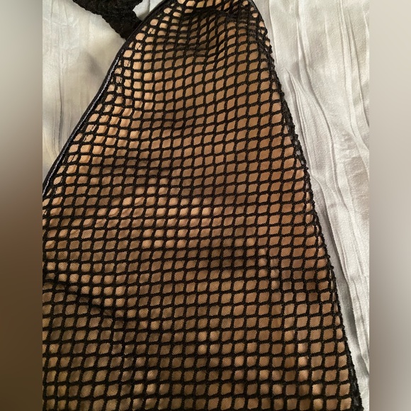 Cosmopolitan Dress The Population Bridgette Mesh Fully lined Deep V body… - Picture 5 of 11